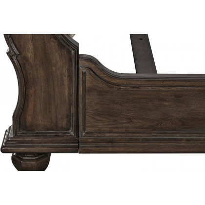 A.R.T. Furniture Vintage Salvage Lanza Upholstered Tufted Bed - Queen Size
