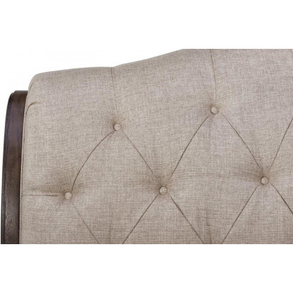 A.R.T. Furniture Vintage Salvage Lanza Upholstered Tufted Bed - Queen Size