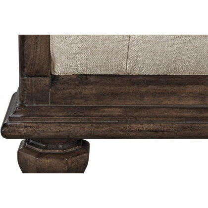 A.R.T. Furniture Vintage Salvage Lanza Upholstered Tufted Bed - Queen Size