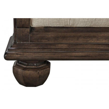 A.R.T. Furniture Vintage Salvage Lanza Upholstered Tufted Bed - King Size