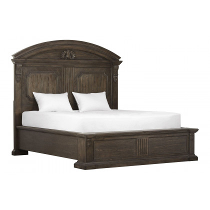 A.R.T. Vintage Salvage Walnut Chambers Panel Bed - Queen Size