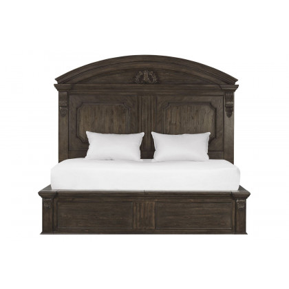 A.R.T. Vintage Salvage Walnut Chambers Panel Bed - Queen Size