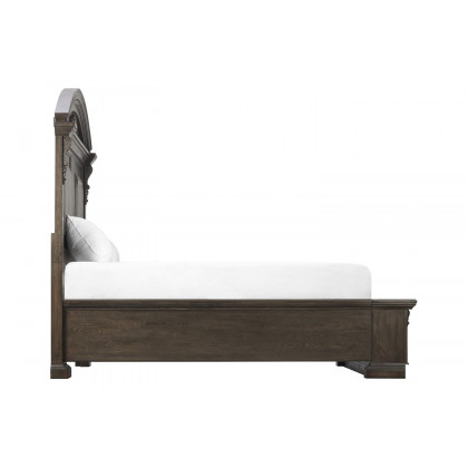 A.R.T. Vintage Salvage Walnut Chambers Panel Bed - Queen Size