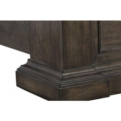 A.R.T. Vintage Salvage Walnut Chambers Panel Bed - Queen Size