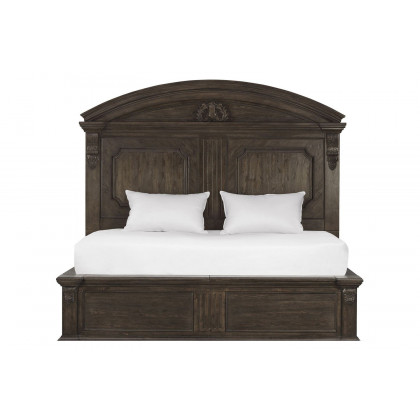 A.R.T. Vintage Salvage Walnut Chambers Panel Bed - California King Size