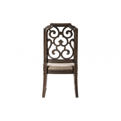 A.R.T. - Furniture Vintage Salvage Tristan Fret Back Side Chair Set of 2
