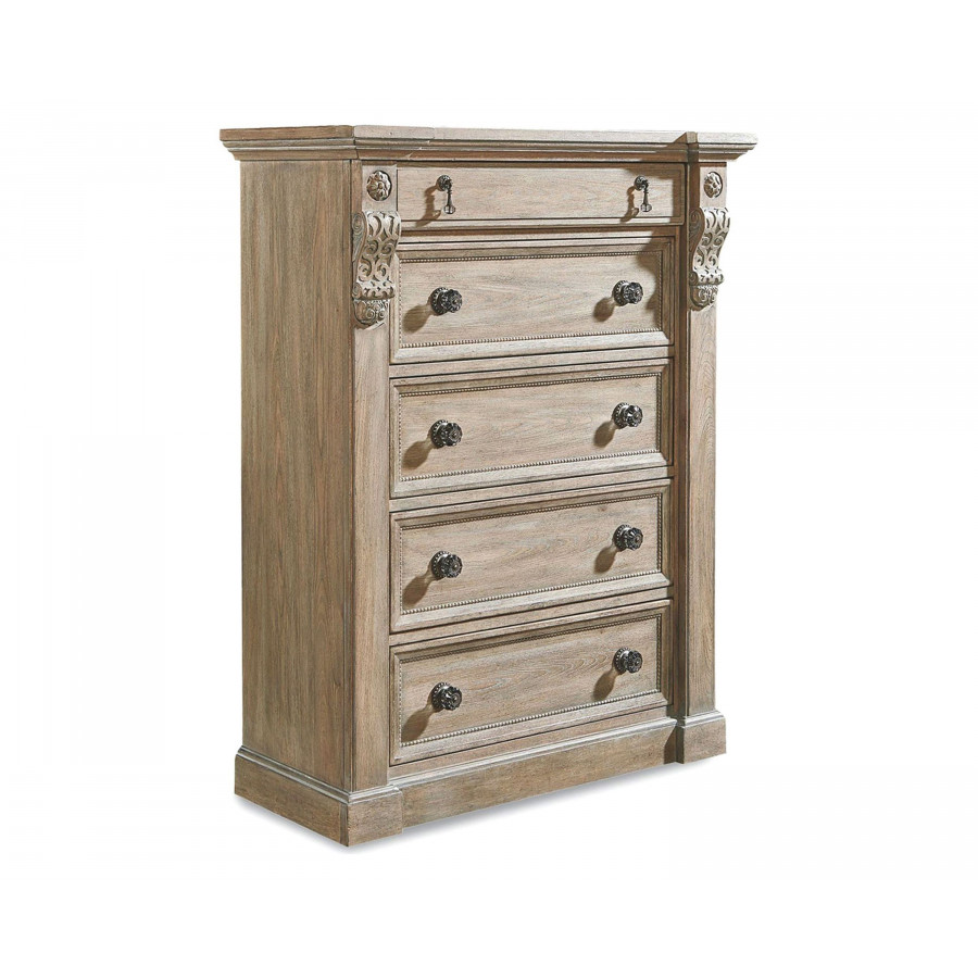 A.R.T. - Arch Salvage Parchment Jackson Drawer Chest