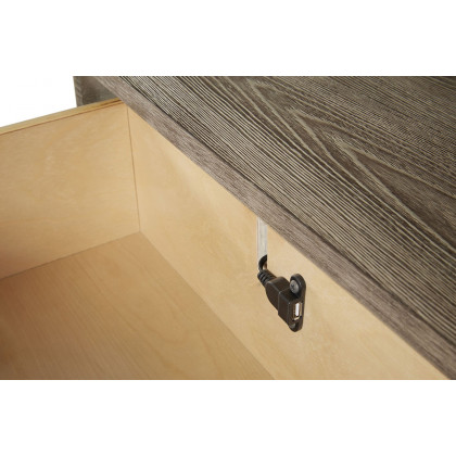 A.R.T. - Epicenters Austin Brown Cedar Park Wall Nightstand Set of 2