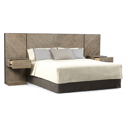A.R.T. - Epicenters Austin Brown Cedar Park Wall Nightstand Set of 2