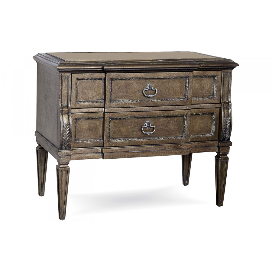 A.R.T. - Continental Crackle Bronze Nightstand