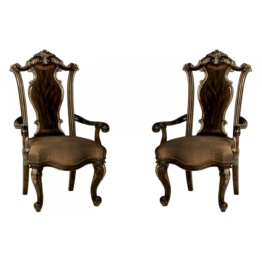 A.R.T. - Gables Wood Back Arm Chair Set of 2
