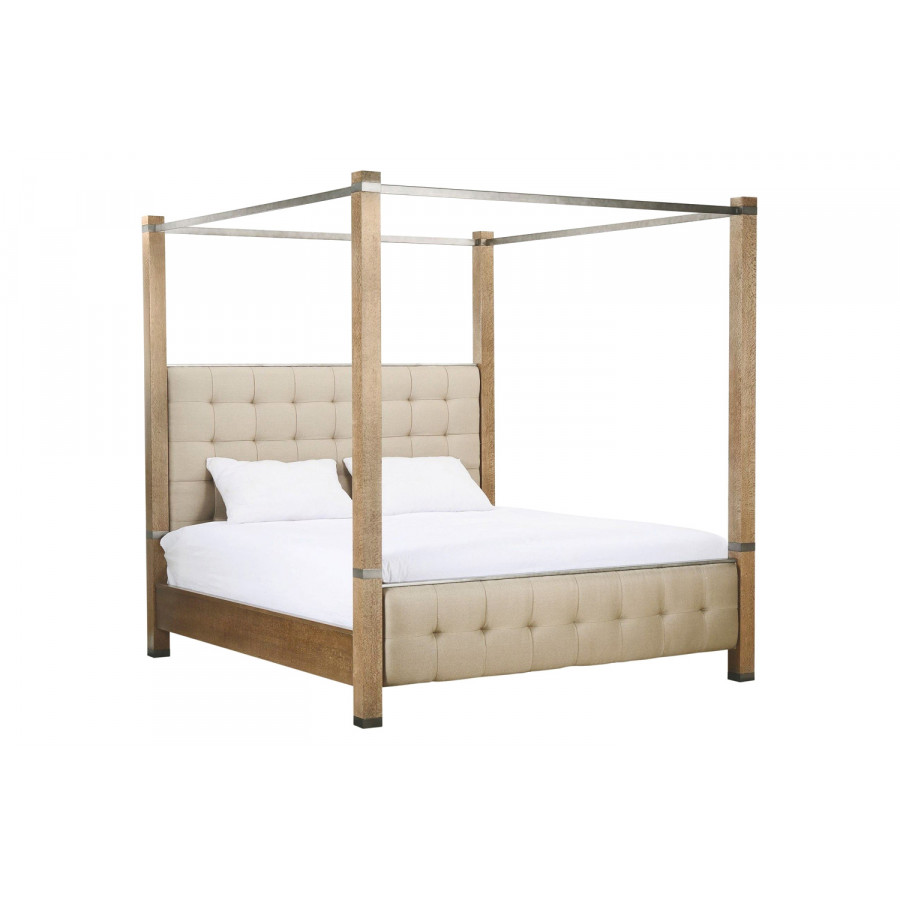 A.R.T. Prossimo Pizza Alto Upholstered Canopy Bed - California King Size