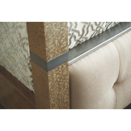 A.R.T. Prossimo Pizza Alto Upholstered Canopy Bed - California King Size