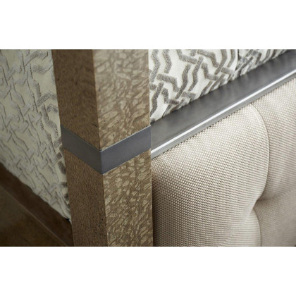 A.R.T. Prossimo Pizza Alto Upholstered Poster Bed - King Size