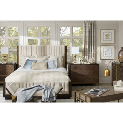 A.R.T. - WoodWright Brown Eichler Panel Bedroom Set