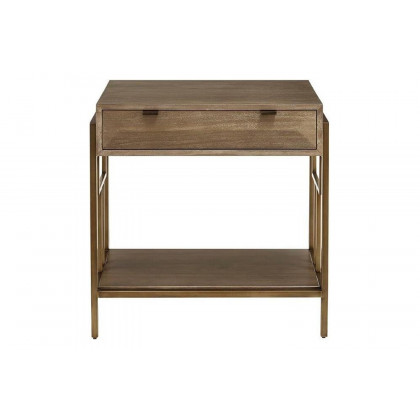 A.R.T. - Furniture Woodwright Ennis Nightstand Champagne