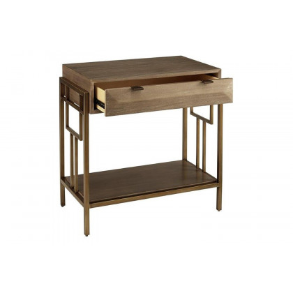 A.R.T. - Furniture Woodwright Ennis Nightstand Champagne