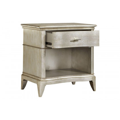 A.R.T. - Starlite Silver Open Nightstand