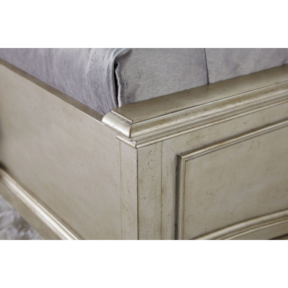 A.R.T. Starlite Silver Panel Bed - Queen Size, with Storage