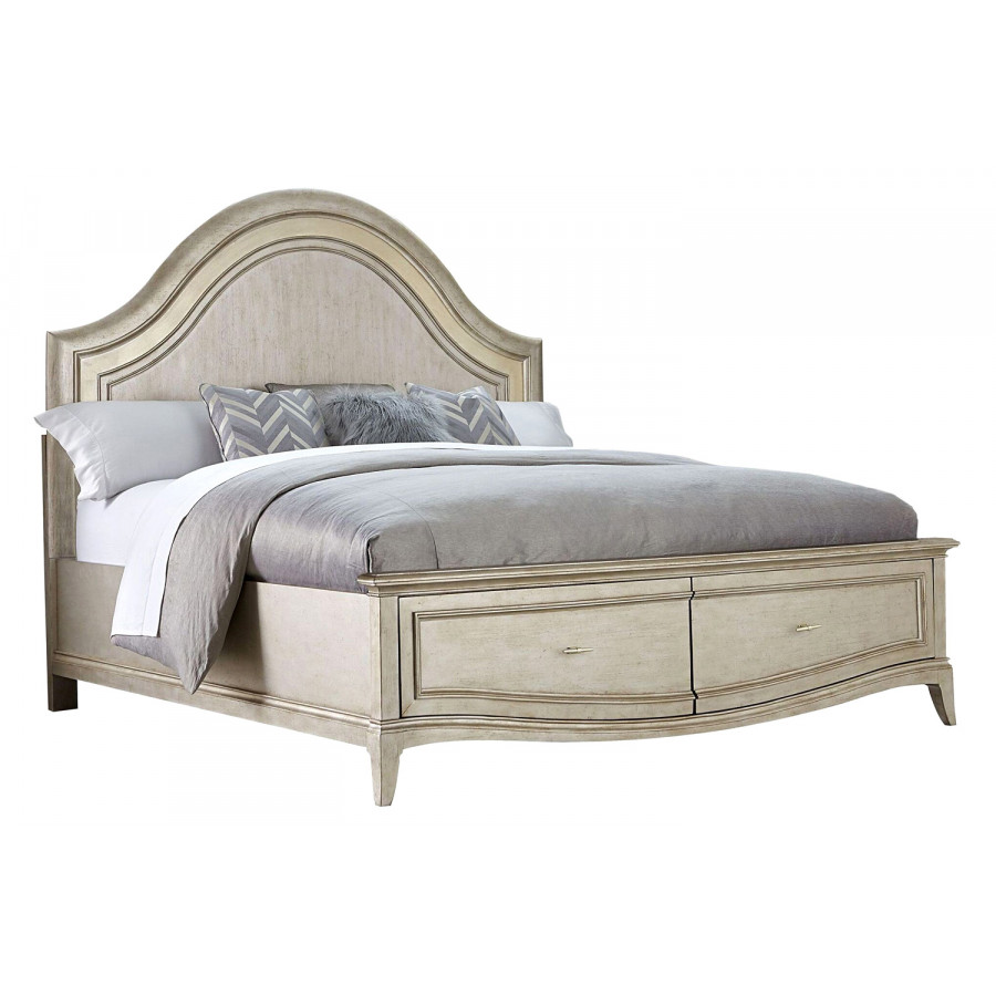A.R.T. Starlite Silver Panel Bed - King Size, with Storage