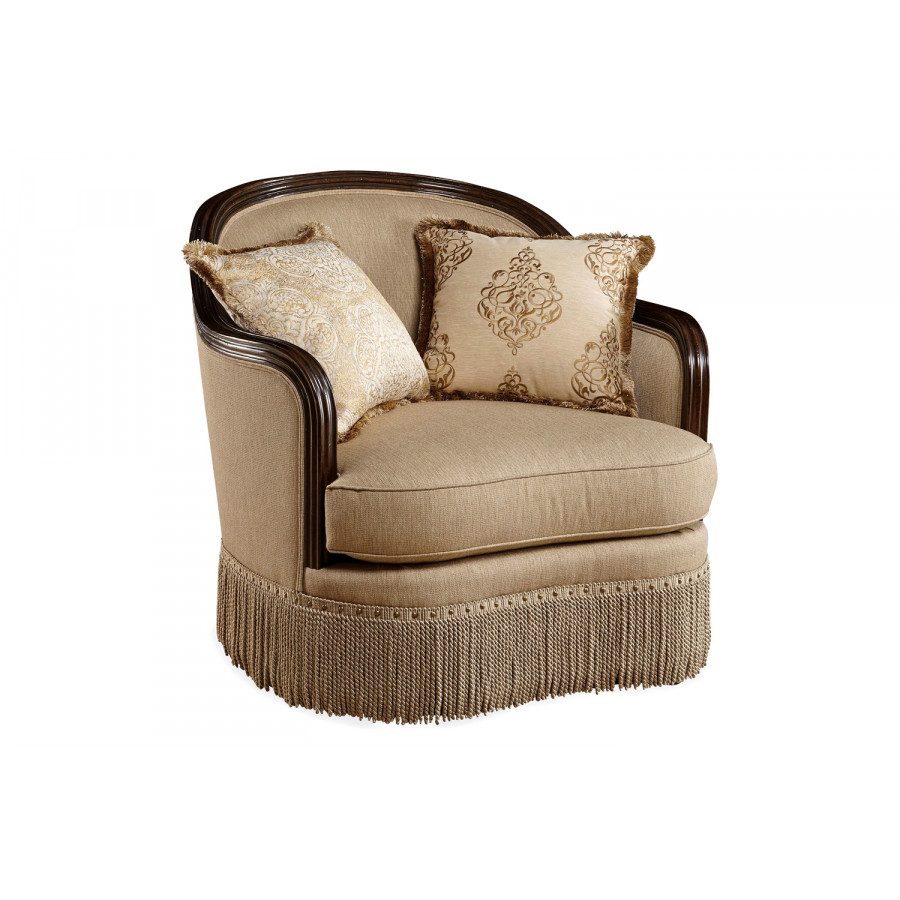 A.R.T. - Giovanna Golden Quartz Upholstered Chair