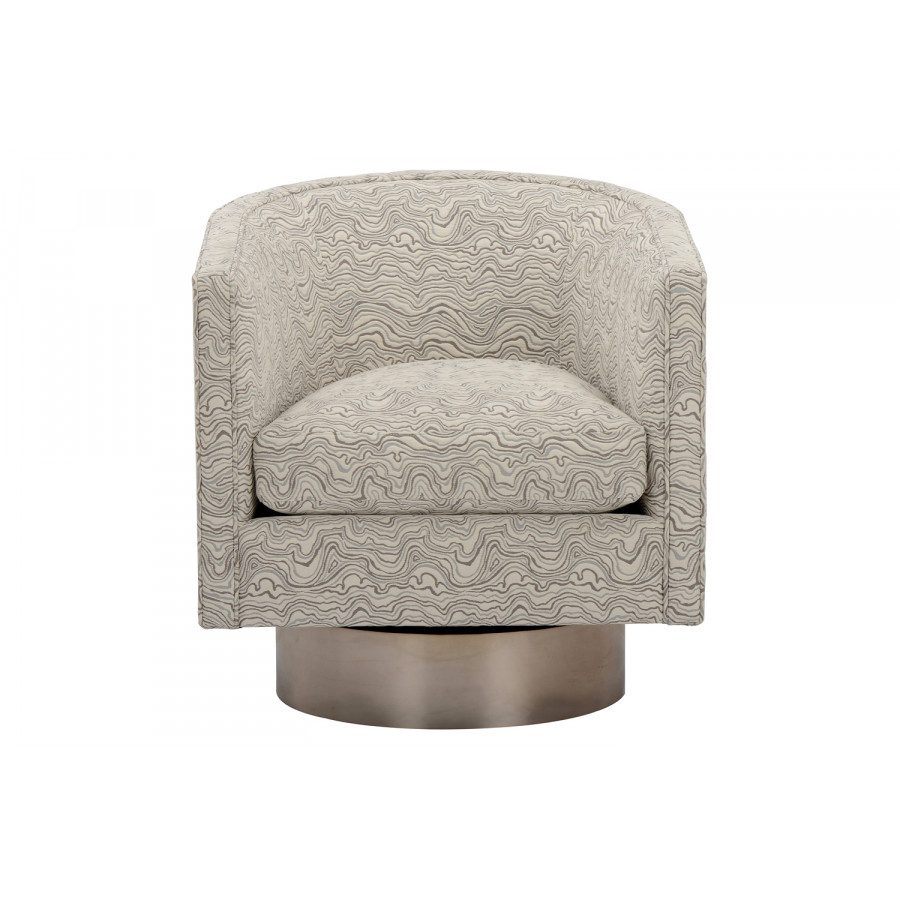 A.R.T. - Epicenters Maya Swivel Chair Contemporary Stripe