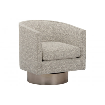 A.R.T. - Epicenters Maya Swivel Chair Contemporary Stripe