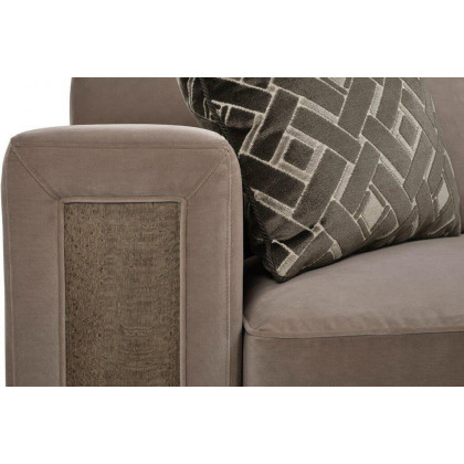 A.R.T. - Furniture Prossimo Divano Crema Sectional Sofa with Bookcase