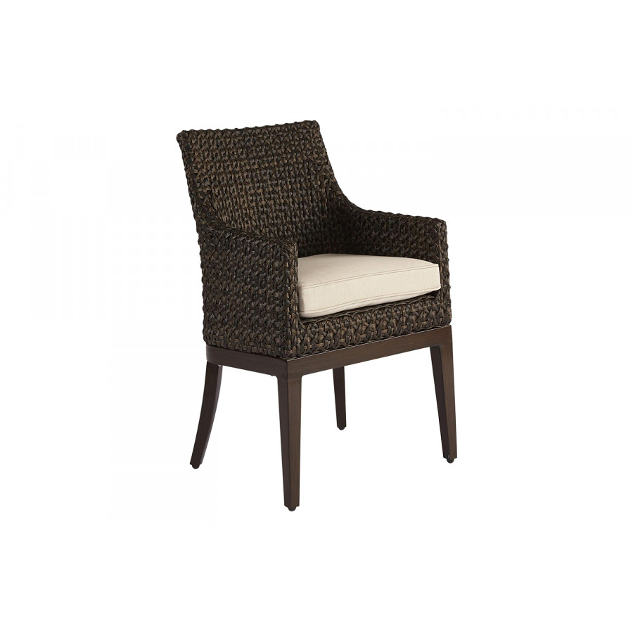 A.R.T. - Epicenters Ebony Franklin Wicker Outdoor Dining Chair