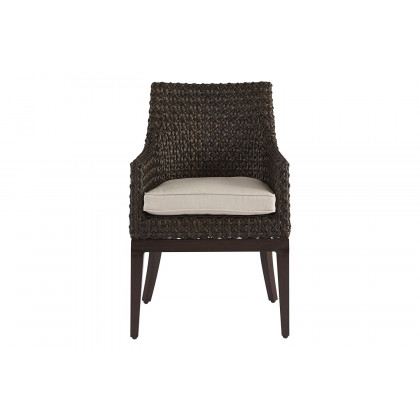 A.R.T. - Epicenters Ebony Franklin Wicker Outdoor Dining Chair