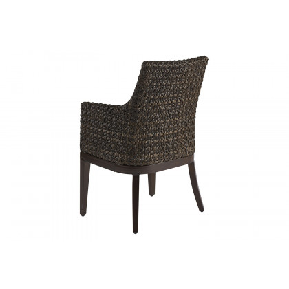 A.R.T. - Epicenters Ebony Franklin Wicker Outdoor Dining Chair