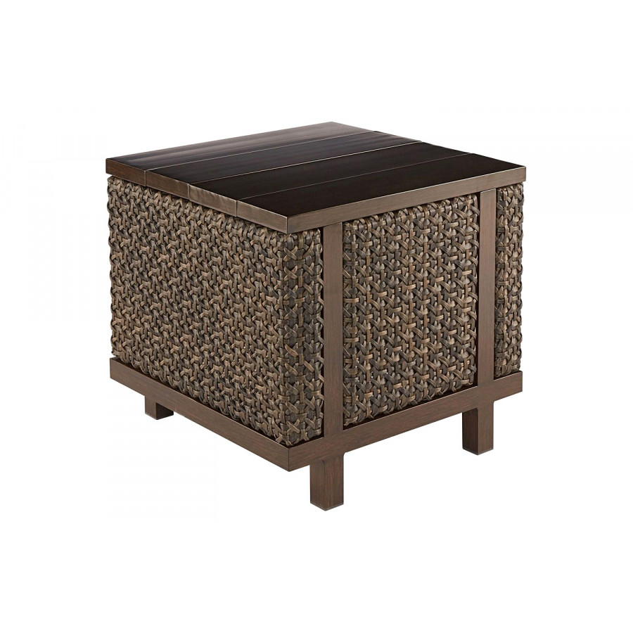 A.R.T. - Epicenters Ebony Greenwick Outdoor End Table