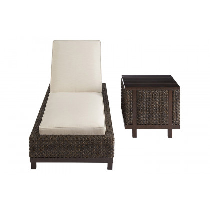 A.R.T. - Epicenters Ebony Greenwick Outdoor End Table