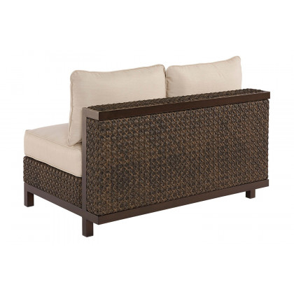 A.R.T. - Epicenters Outdoor Brentwood Wicker Armless Loveseat