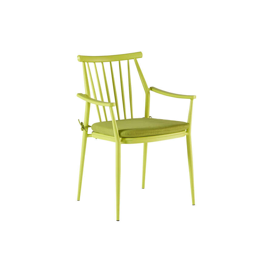 A.R.T. - Epicenters Austin Paint Green Darrow Outdoor Arm Chair Set of 2