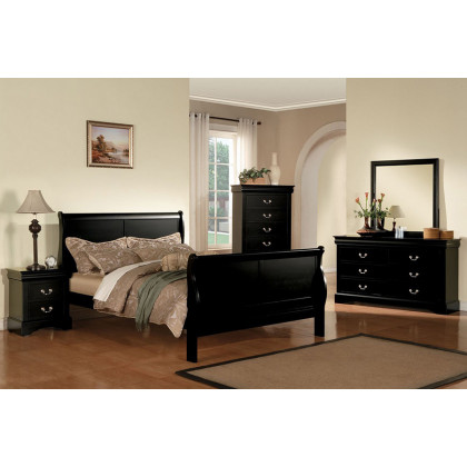 ACME Louis Philippe III Mirror - Black