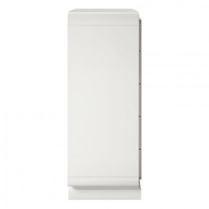 ACME - Allendale Chest in Ivory/Latte High Gloss