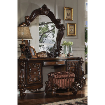 ACME Versailles Vanity Desk - Cherry Oak