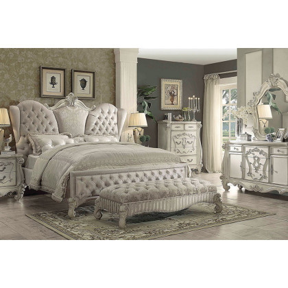 ACME Versailles Nightstand - Bone White