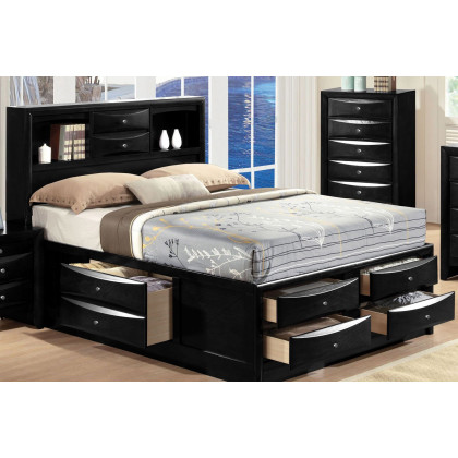 ACME - Ireland Bookcase Storage Bed