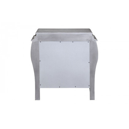 ACME - Leonora Nightstand in Vintage Platinum