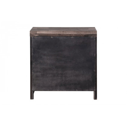 ACME - Juniper Nightstand in Dark Oak