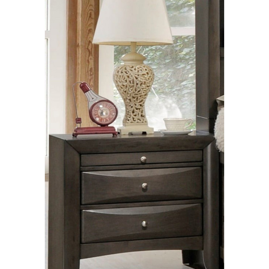 ACME - Ireland 3-Drawer Nightstand with Pull-out Tray