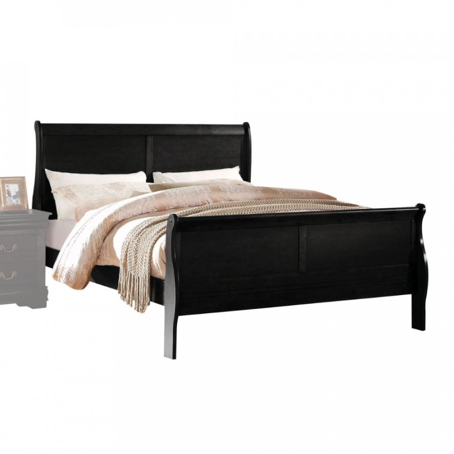 ACME Louis Philippe Queen Bed - Black