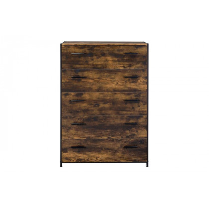 ACME - Juvanth Chest in Rustic Oak/Black