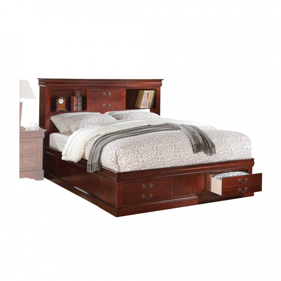 ACME - Louis Philippe III Bookcase Bed