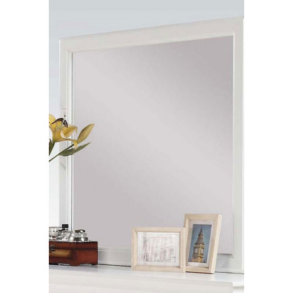 ACME Louis Philippe III Mirror - White