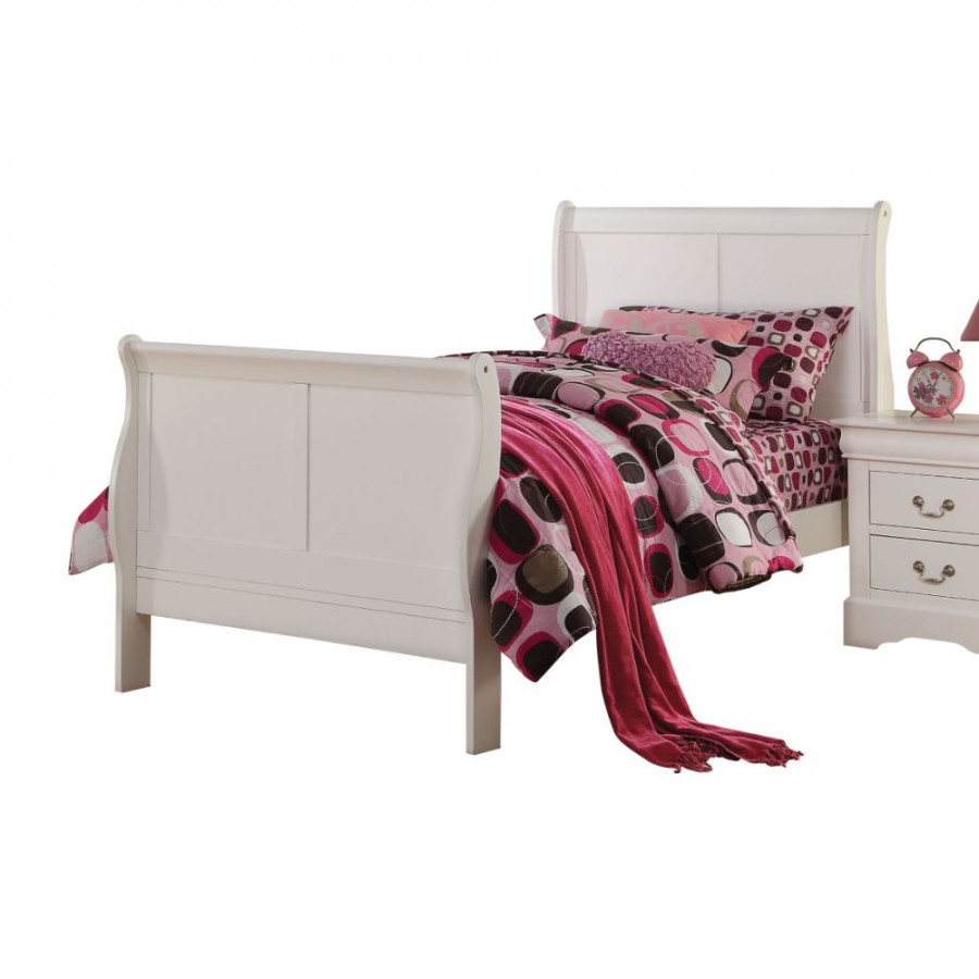 ACME Louis Philippe III Twin Bed - White