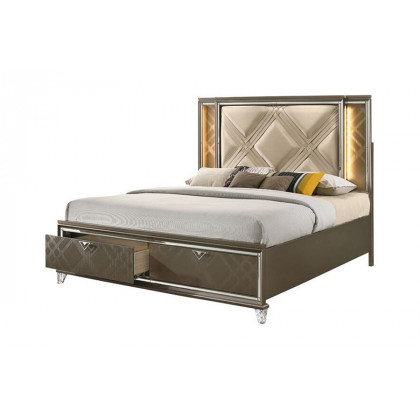 ACME Skylar Storage Bed - Queen Size