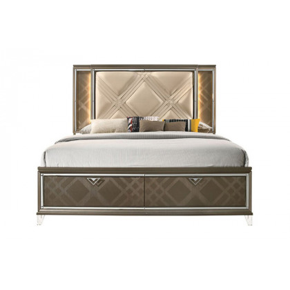 ACME Skylar Storage Bed - Queen Size